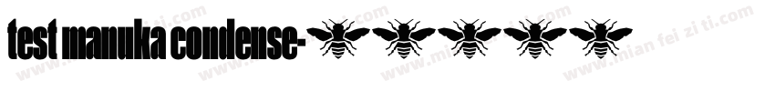test manuka condense字体转换